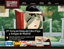 Tablet Screenshot of libris.es