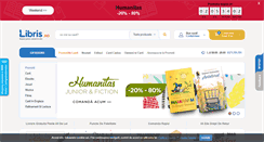 Desktop Screenshot of libris.ro