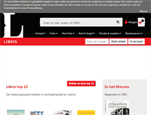 Tablet Screenshot of libris.nl