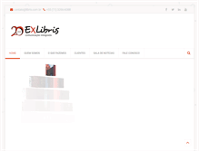 Tablet Screenshot of libris.com.br